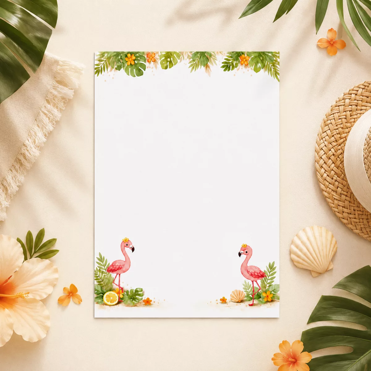 Malblock Flamingo A4