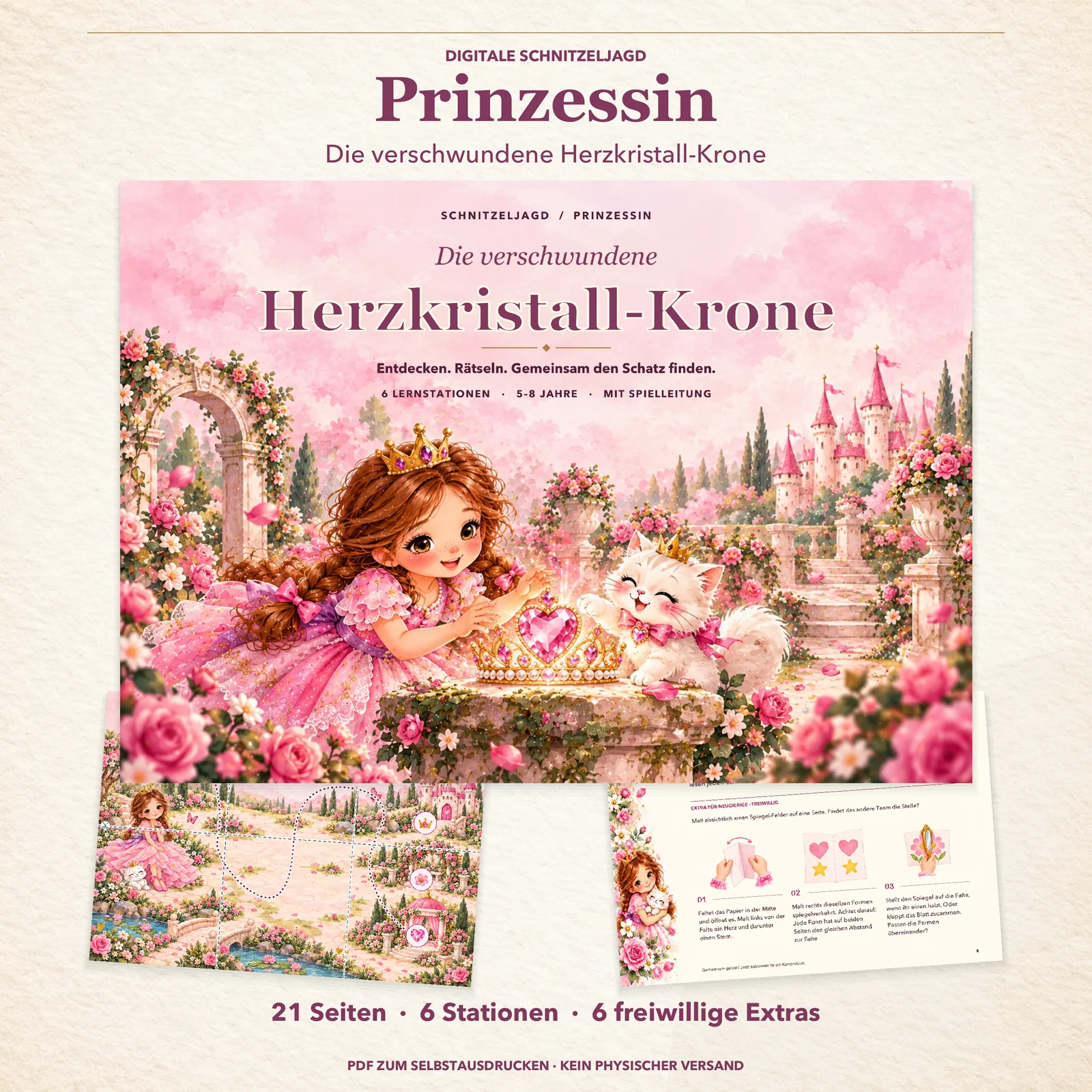 Schnitzeljagd Prinzessin – Die verschwundene Herzkristall-Krone