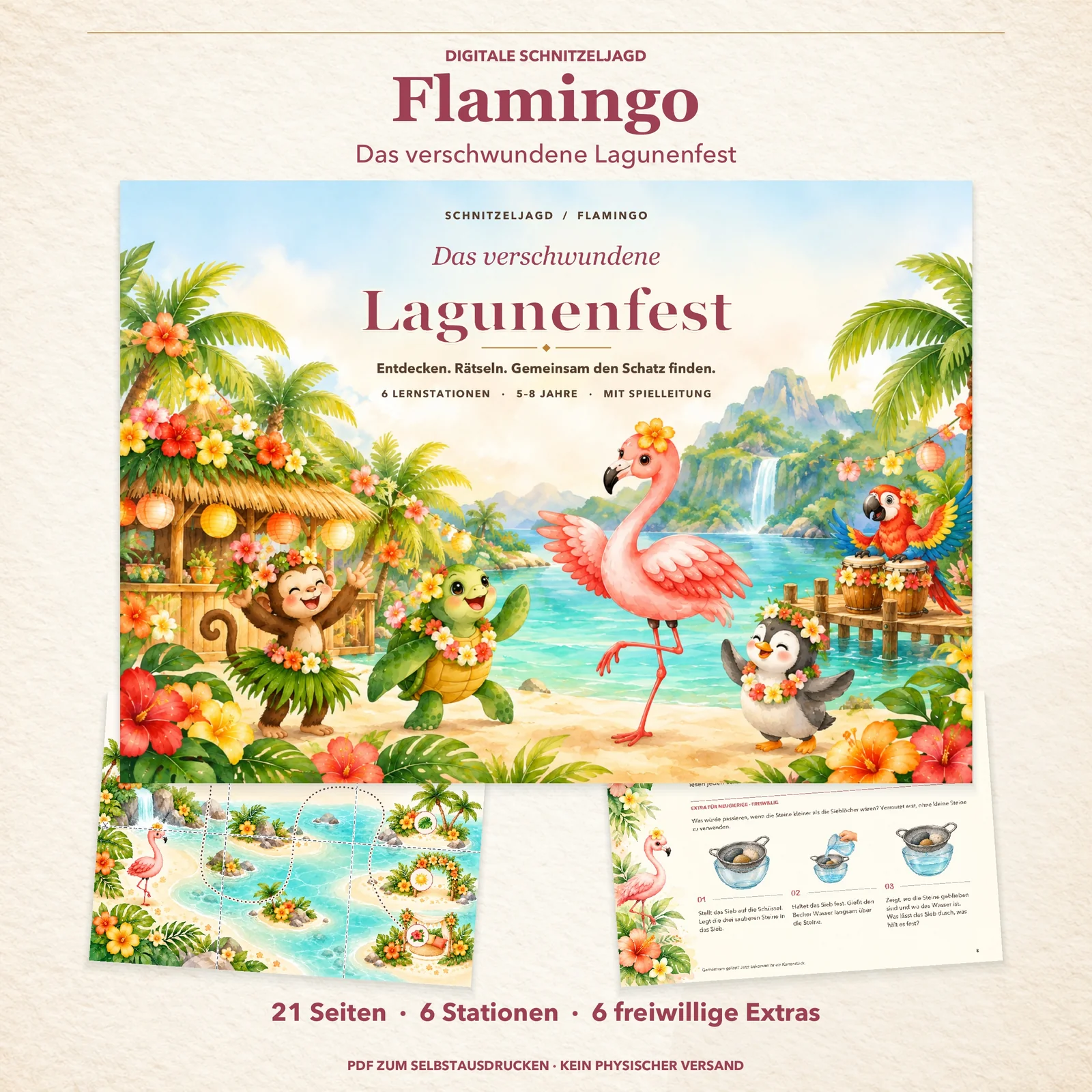 Schnitzeljagd Flamingo – Das verschwundene Lagunenfest
